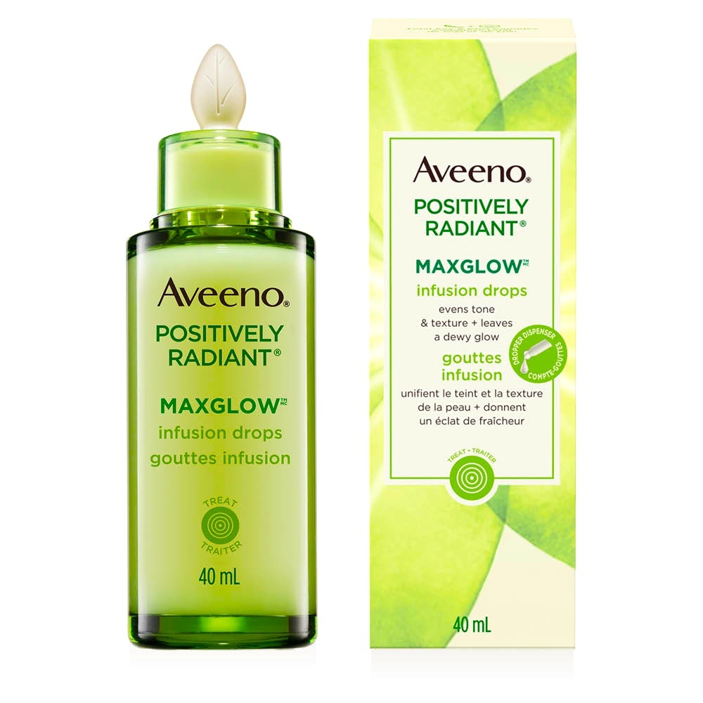 NEW 🔥AVEENO® POSITIVELY RADIANT® MAXGLOW™ INFUSION DROPS